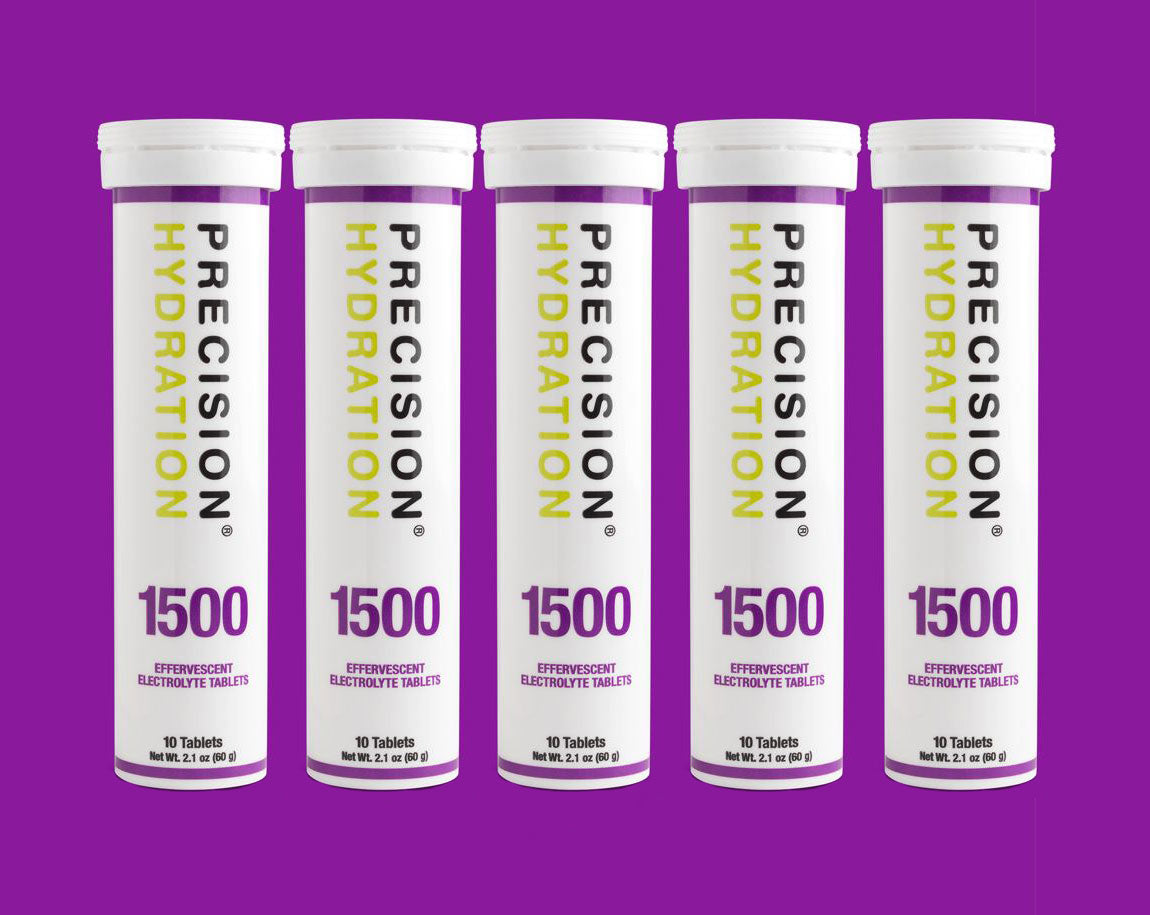 Precision Hydration Electrolytes 1500 | 5 Tubes (50 Effervescent Tablets)